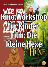 Filmplakat Kino Workshop f&uuml;r Kinder Film: Die kleine Hexe