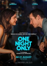 Filmplakat One Night Only (Frauenkino)